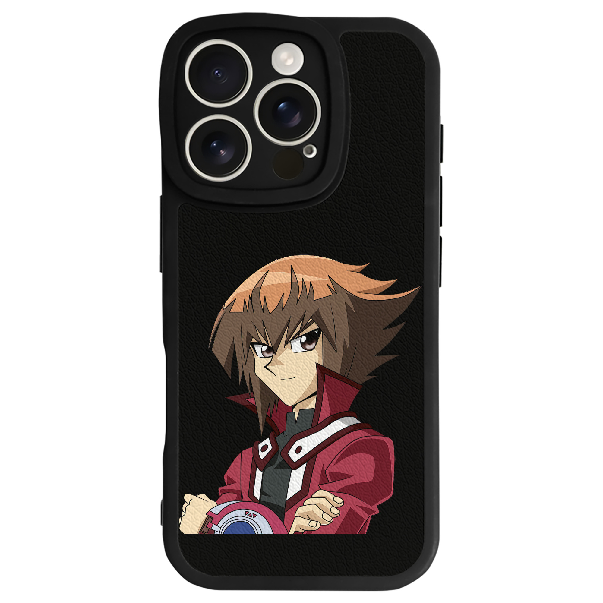 （画像用） 遊☆戯☆王 Yu-Gi-Oh! 【iPhone 16シリーズ対応】シリコンスマホケース（レザー調） 材質：シリコン